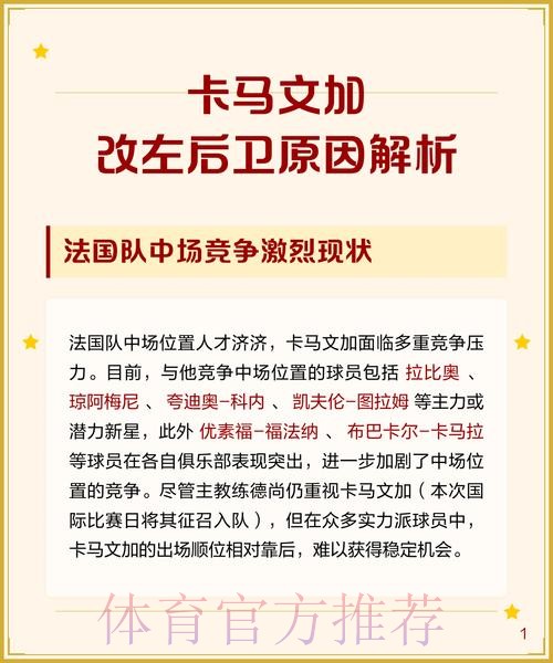 琼阿梅尼状态起伏不定 卡马文加复出后将加剧竞争